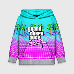 Толстовка-худи детская Vice city tropic collection, цвет: 3D-меланж