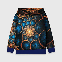 Детская толстовка Оптическая абстракция круги