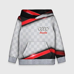 Толстовка-худи детская AUDI auto texture, цвет: 3D-меланж