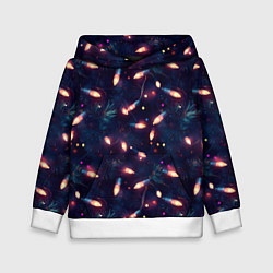 Детская толстовка Паттерн новогодняя гирлянда