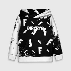 Толстовка-худи детская FC6 logo pattern, цвет: 3D-белый