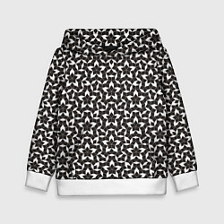 Детская толстовка Паттерн Пенроуза: черно-белый