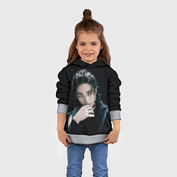 Толстовка-худи детская Stray Kids Hyunjin Giant concept, цвет: 3D-меланж — фото 2