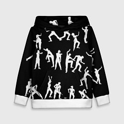 Детская толстовка Silhouettes of moving people