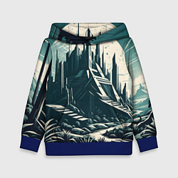 Детская толстовка Фантастика город