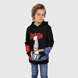 Толстовка-худи детская Дандадан: Бабушка медиум, цвет: 3D-черный — фото 2