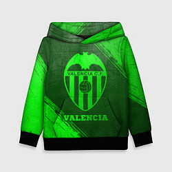 Толстовка-худи детская Valencia - green gradient, цвет: 3D-черный