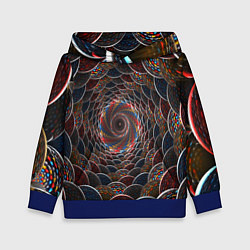 Детская толстовка Оптические волны абстракция