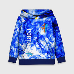 Детская толстовка Portal 2 flame blue