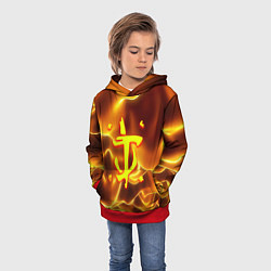 Толстовка-худи детская Doom грозовой стиль марса, цвет: 3D-красный — фото 2