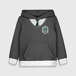 Толстовка-худи детская Форма Слизерина, цвет: 3D-белый