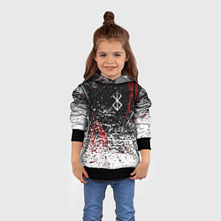 Толстовка-худи детская Berserk 1997, цвет: 3D-черный — фото 2