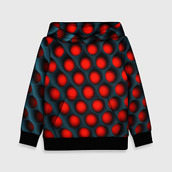 Детская толстовка Оптическая иллюзия красная броня