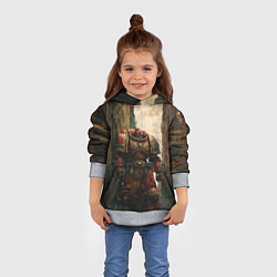 Толстовка-худи детская Космодесантник из ордена, цвет: 3D-меланж — фото 2