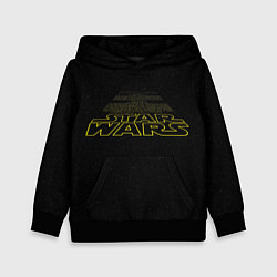 Толстовка-худи детская Star Wars - вступительные титры, цвет: 3D-черный