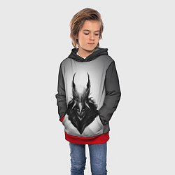 Толстовка-худи детская Batman who laughs, цвет: 3D-красный — фото 2