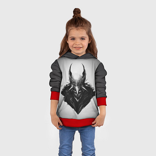 Детская толстовка Batman who laughs / 3D-Красный – фото 4
