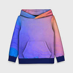 Детская толстовка Сине фиолетовый градиент