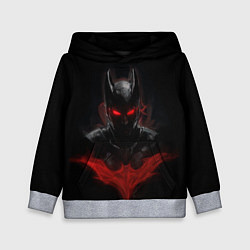 Толстовка-худи детская Neon Batman in the dark, цвет: 3D-меланж