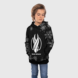 Толстовка-худи детская Снежный Dead Space, цвет: 3D-черный — фото 2