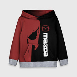 Детская толстовка Mazda и череп
