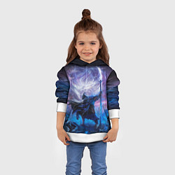 Толстовка-худи детская Elden ring nightreign, цвет: 3D-белый — фото 2