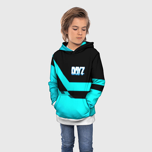 Детская толстовка Dayz geometry / 3D-Белый – фото 3