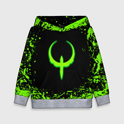 Толстовка-худи детская Quake кислотные краски, цвет: 3D-меланж