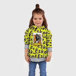 Толстовка-худи детская Rainbow six pattern rap, цвет: 3D-меланж — фото 2