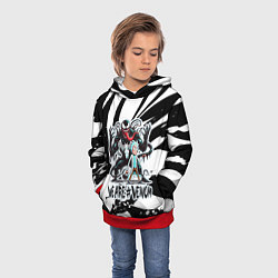 Толстовка-худи детская Rick Sanchez - we are Venom meme, цвет: 3D-красный — фото 2