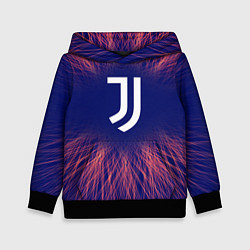 Толстовка-худи детская Juventus red energy, цвет: 3D-черный