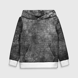 Толстовка-худи детская Абстракция - gray wall, цвет: 3D-белый
