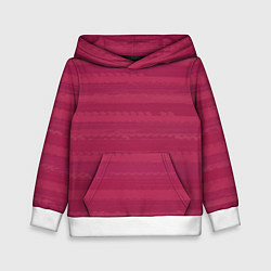 Детская толстовка Малиновый розовый полосатый