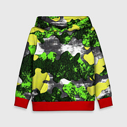 Детская толстовка Камуфляж из брызг краски