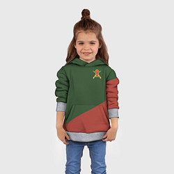 Толстовка-худи детская Мотострелковые войска: герб со щитом, цвет: 3D-меланж — фото 2