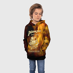 Толстовка-худи детская Indiana Jones and the Great Circle, цвет: 3D-черный — фото 2
