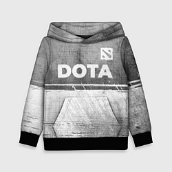 Толстовка-худи детская Dota - grey gradient посередине, цвет: 3D-черный