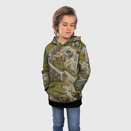 Детская толстовка Stronghold Crusader Definitive Edition / 3D-Черный – фото 3