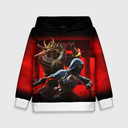 Толстовка-худи детская Assassins Creed Тени, цвет: 3D-белый
