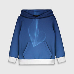 Толстовка-худи детская Холодное сердце, цвет: 3D-белый