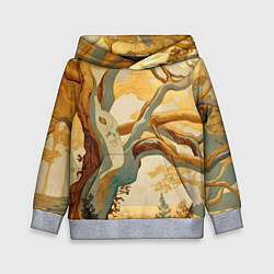 Детская толстовка Дерево в японском стиле