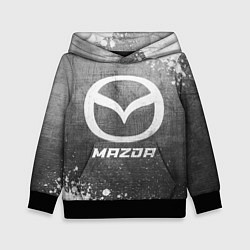 Толстовка-худи детская Mazda - grey gradient, цвет: 3D-черный