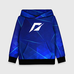 Толстовка-худи детская Need for Speed blue poly, цвет: 3D-черный