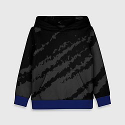 Детская толстовка The color is black and gray