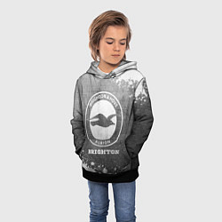 Толстовка-худи детская Brighton - grey gradient, цвет: 3D-черный — фото 2