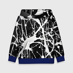 Детская толстовка Брызги белой краски