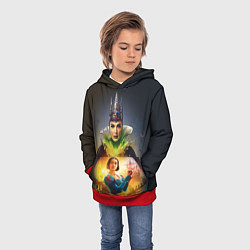 Толстовка-худи детская Белоснежка и Мачеха, цвет: 3D-красный — фото 2