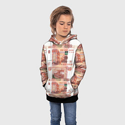 Толстовка-худи детская 5 000 рублей, цвет: 3D-черный — фото 2