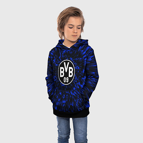 Детская толстовка Borussia blue energy / 3D-Черный – фото 3