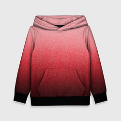 Детская толстовка Мягкий градиент красно-розовый текстура крошка